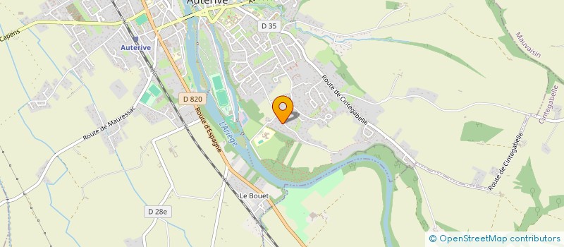 localisation de l'entreprise LES CHENES  AUTERIVE