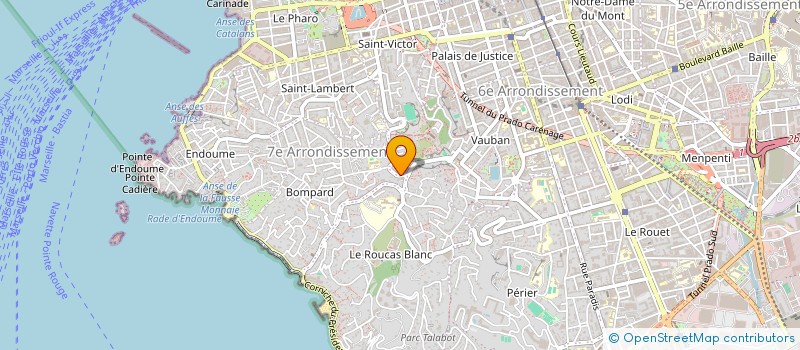 localisation de l'entreprise LES CHENES à MARSEILLE