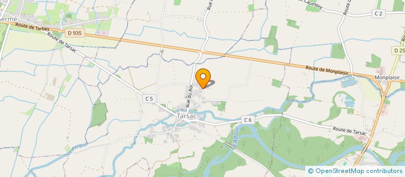 localisation de l'entreprise LES CHENES  LANNUX