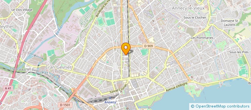 localisation de l'entreprise LES CHENES  ANNECY