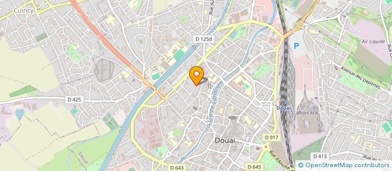 localisation de l'entreprise LES CHENES à DOUAI