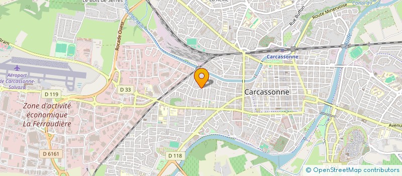 localisation de l'entreprise LES CHENES à CARCASSONNE