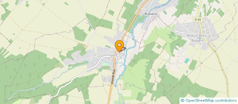 localisation de l'entreprise LES CHENES  VERT