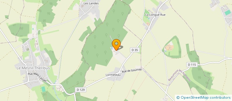 localisation de l'entreprise LES CHENES BCCL  MONTCHEVREUIL