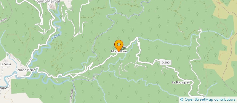 localisation de l'entreprise LES CHENES BLANCS  SAINT-LAURENT-LE-MINIER