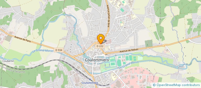localisation de l'entreprise LES CHENES CENTENAIRES à COULOMMIERS