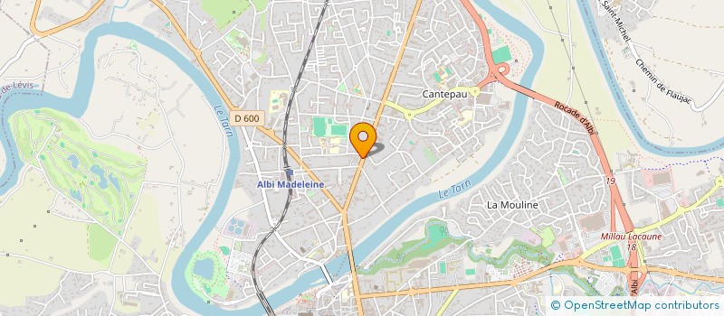 localisation de l'entreprise LES CHENES D'AMERIQUE à ALBI