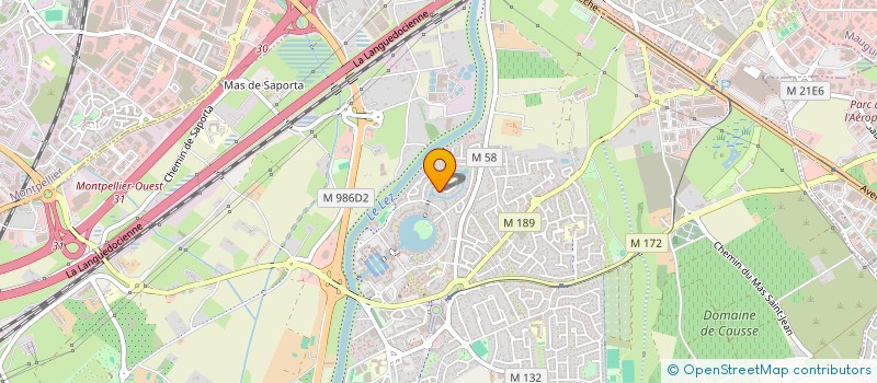 localisation de l'entreprise LES CHENES DE BOUISSET à LATTES