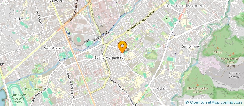 localisation de l'entreprise LES CHENES DE L'ESPOIR DES PARENTS ET AMIS DES USAGERS DES ETABLISSEMENTS DE LA SAUVEGARDE 13 à MARSEILLE