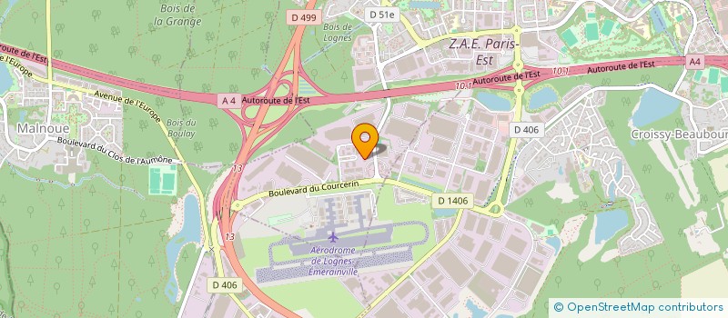 localisation de l'entreprise LES CHENES ET LES FRENES à LOGNES