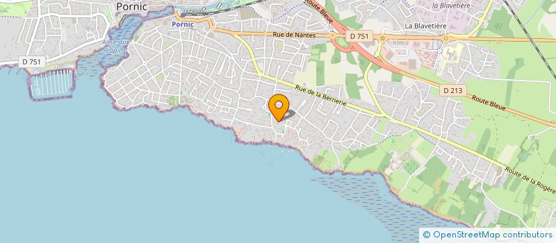 localisation de l'entreprise LES CHENES VERTS  PORNIC