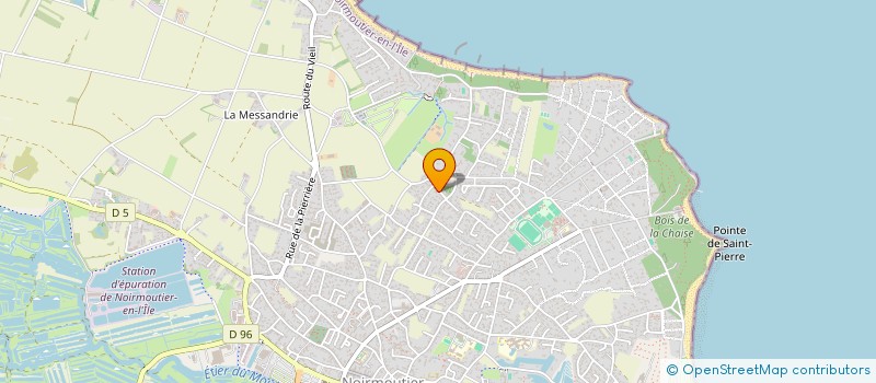 localisation de l'entreprise LES CHENES VERTS à NOIRMOUTIER-EN-L'ILE