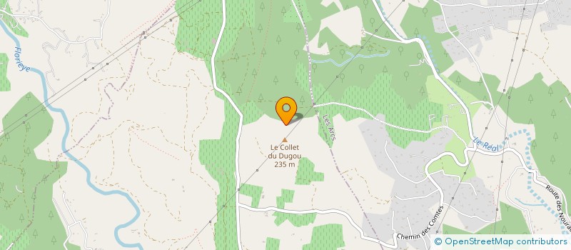 localisation de l'entreprise LES CHENES VERTS  TARADEAU