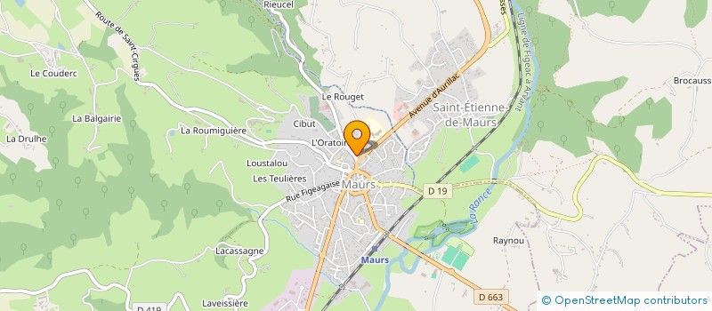 localisation de l'entreprise LES CHENETS  MAURS