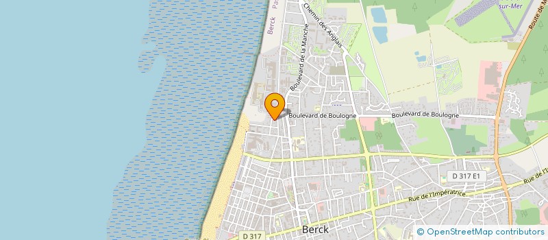 localisation de l'entreprise LES CHERCHEURS DU CHEMIN DE ST JACQUES DE COMPOSTELLE à BERCK