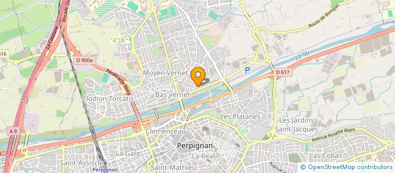 localisation de l'entreprise LES CHERUBINS à PERPIGNAN
