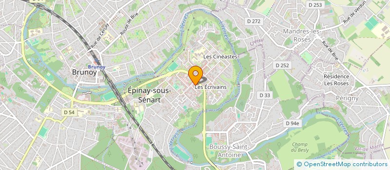 localisation de l'entreprise LES CHERUBINS COMABE  EPINAY-SOUS-SENART