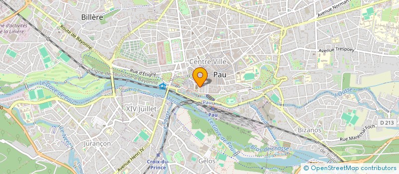 localisation de l'entreprise LES CHERUBINS DE PAU à PAU