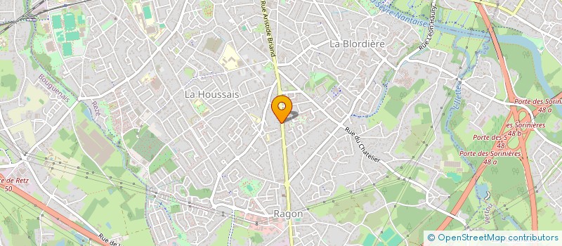 localisation de l'entreprise LES CHERUBINS DE REZE à REZE