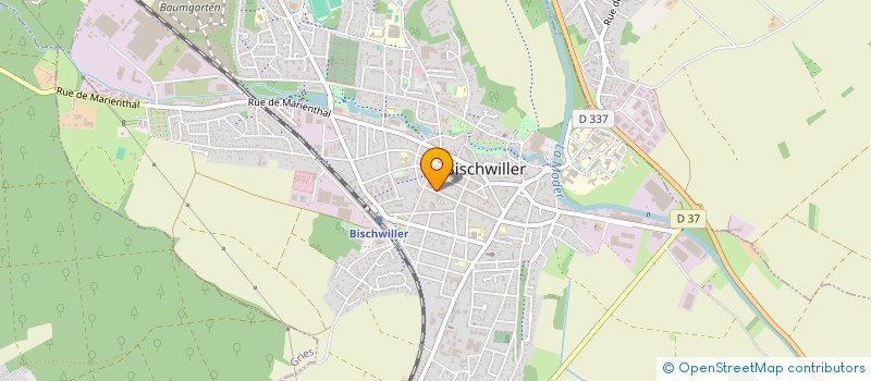 localisation de l'entreprise LES CHEVALIERS  BISCHWILLER