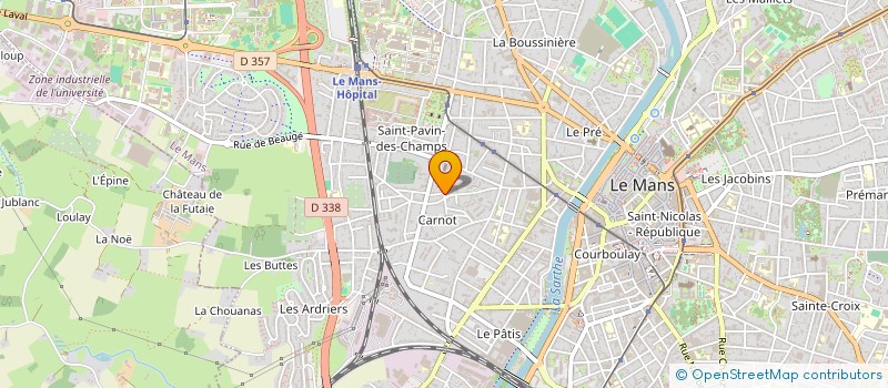 localisation de l'entreprise LES CHEVALIERS DE L'ASPHALTE à LE MANS