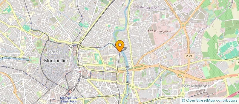 localisation de l'entreprise LES CHEVALIERS DE LA GAULE à MONTPELLIER