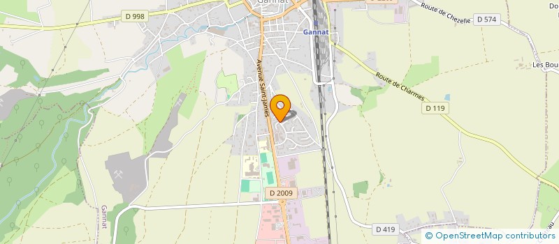 localisation de l'entreprise LES CHEVALIERS DE LA SIOULE à GANNAT