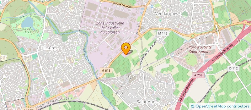 localisation de l'entreprise LES CHEVALIERS DE LA TABLE RONDE à VENDARGUES