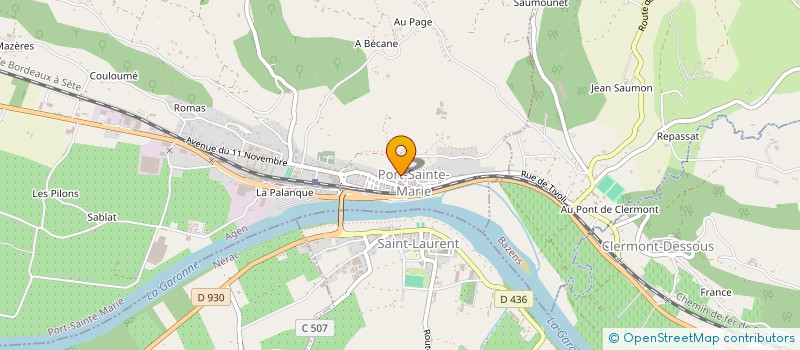 localisation de l'entreprise LES CHEVALIERS DE LA TOUR  BAZENS