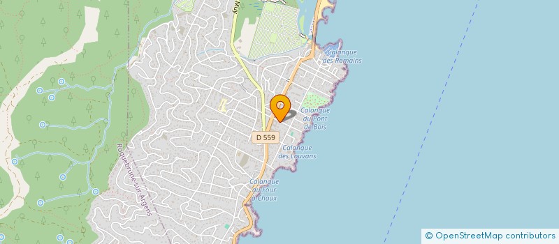 localisation de l'entreprise LES CHEVALIERS DES ROCHES ROUGES à FREJUS