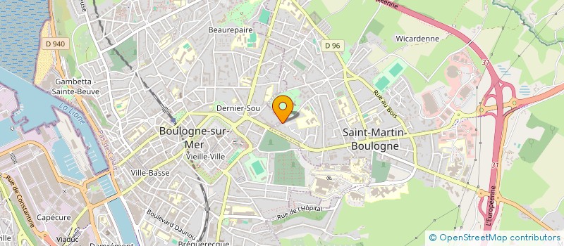 localisation de l'entreprise LES CHEVALIERS DU COMTE DE BOULOGNE à SAINT-MARTIN-BOULOGNE