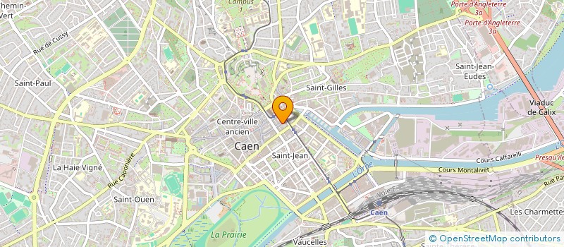 localisation de l'entreprise LES CHEVALIERS DU LUSTRE à CAEN