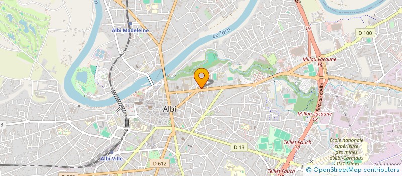 localisation de l'entreprise LES CHEVALIERS DU MONDE - ALBI VIII à ALBI