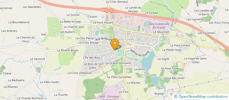 localisation de l'entreprise LES CHEVALIERS FOUR DE LA MICHE PERDUE à SAINT-GILLES