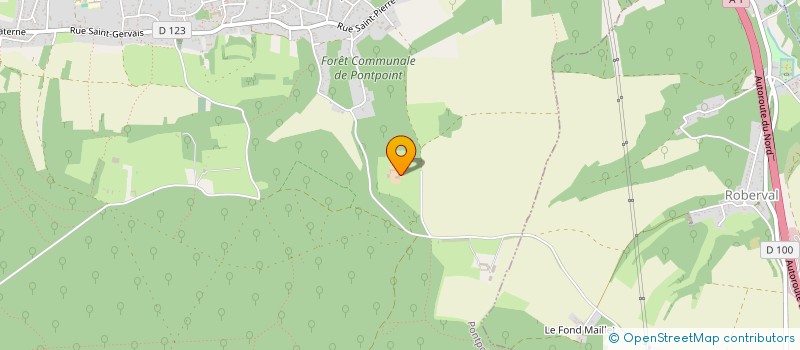 localisation de l'entreprise LES CHEVAUCHEES DE PONTPOINT  PONTPOINT