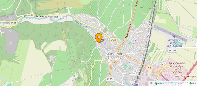 localisation de l'entreprise LES CHEVAUX à NUITS-SAINT-GEORGES