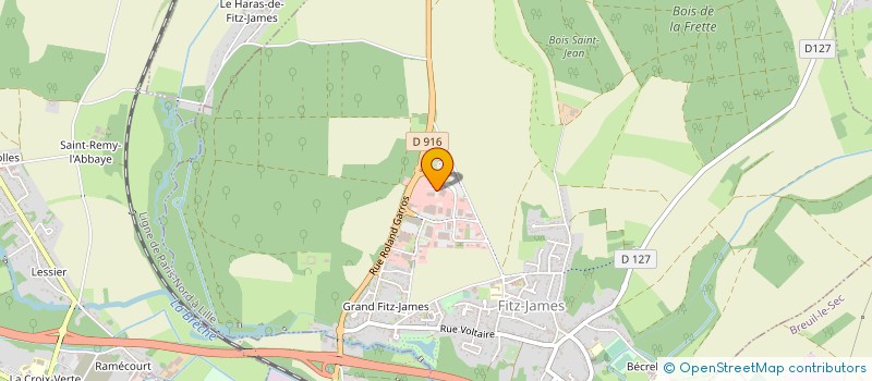 localisation de l'entreprise LES CHEVAUX D'AGNETZ  AGNETZ