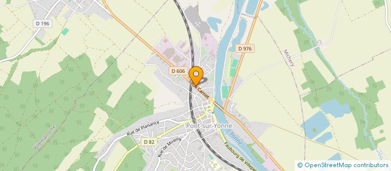 localisation de l'entreprise LES CHEVAUX D' ELO  PONT-SUR-YONNE