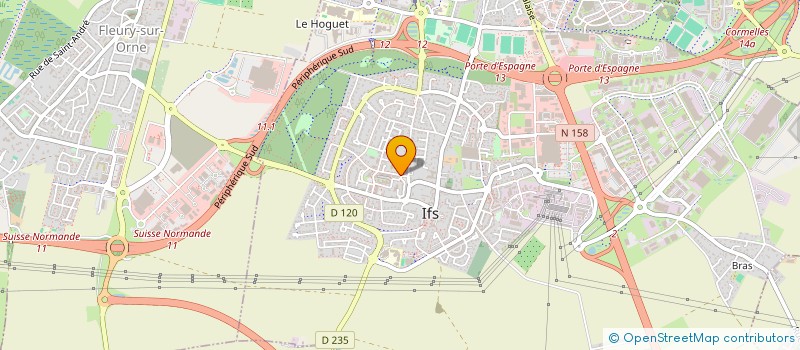 localisation de l'entreprise LES CHEVAUX DE COTON  IFS