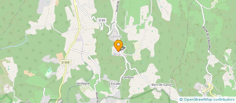 localisation de l'entreprise LES CHEVAUX DE L'UTOPIE  GASSIN