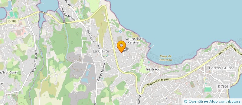 localisation de l'entreprise LES CHEVAUX DU NEOUR à PERROS-GUIREC