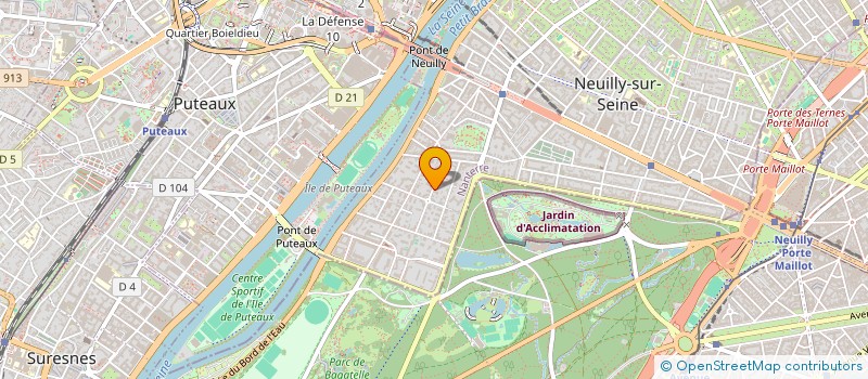 localisation de l'entreprise LES CHEVAUX LIBRES à NEUILLY-SUR-SEINE