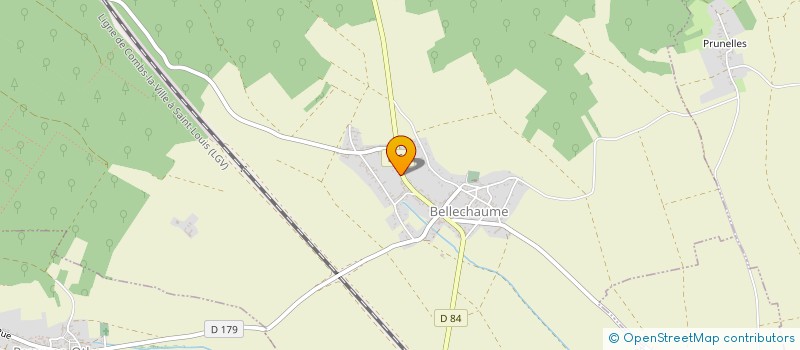 localisation de l'entreprise LES CHEVEUX D'ANGE  BELLECHAUME