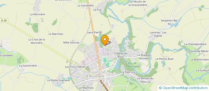 localisation de l'entreprise LES CHEVEUX D'ARGENT à SAINT-DENIS-LA-CHEVASSE