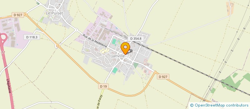 localisation de l'entreprise LES CHEVEUX D'EMILIE  JANVILLE-EN-BEAUCE