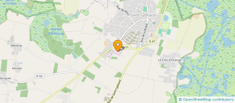 localisation de l'entreprise LES CHEVRES DU BOIS NOZAY  SAINT-LYPHARD