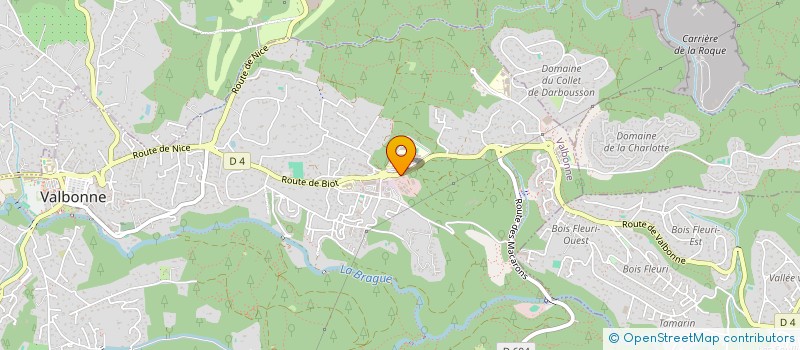 localisation de l'entreprise LES CHEVRES RIENT A PEIJAN à VALBONNE