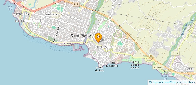 localisation de l'entreprise LES CHEVRETTES MULTISPORTS DU SUD  SAINT-PIERRE