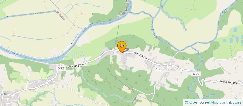 localisation de l'entreprise LES CHEVREUILS  SIEST
