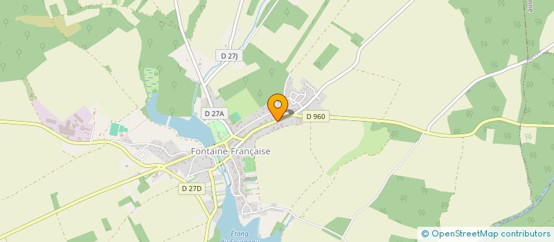 localisation de l'entreprise LES CHEVRONS  FONTAINE-FRANCAISE